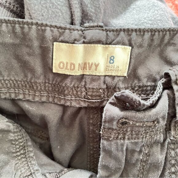 Old Navy Black Pockets Straight Leg Cargo Pants - Picture 4 of 9